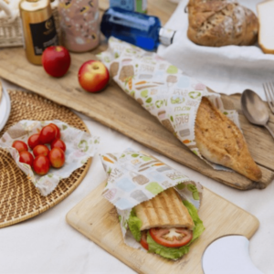 Envoltorio eco de algodón y cera de abeja - Zero Waste- de Nuts