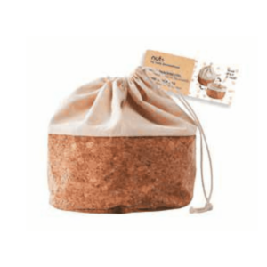 Saquitos Ordenación de algodón orgánico y corcho -Talla M- de Nuts